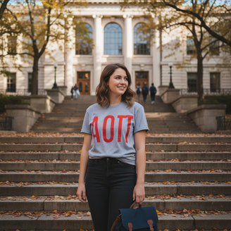 Alpha Omicron Pi Lettered Tees - $24.95!