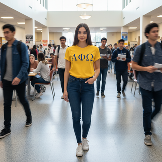 Alpha Phi Omega Lettered Tees - $24.95!