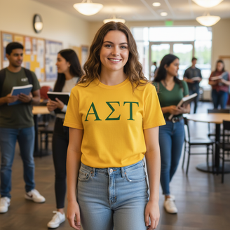 Alpha Sigma Tau Lettered Tees - $24.95!