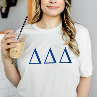 Delta Delta Delta Lettered Tees - $24.95!