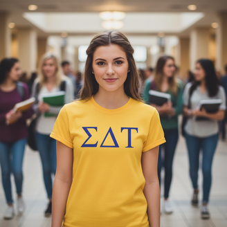 Sigma Delta Tau Lettered Tees - $24.95!