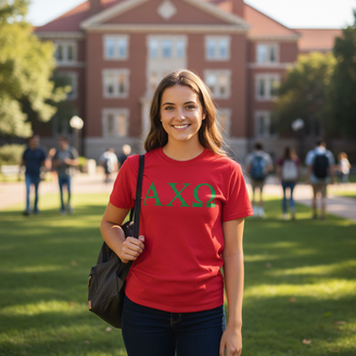 Alpha Chi Omega Lettered Tees - $24.95!