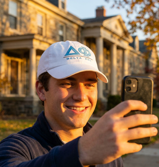 Delta Phi World Famous Line Hat