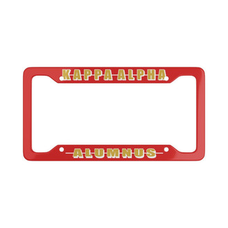 Printify Kappa Alpha Alumni License Plate Frame - New 