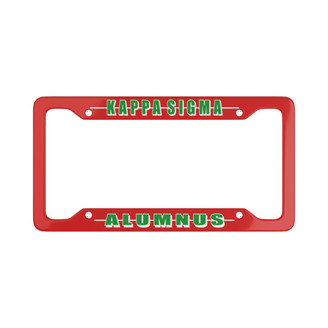 Kappa Sigma Alumni License Plate Frame - New