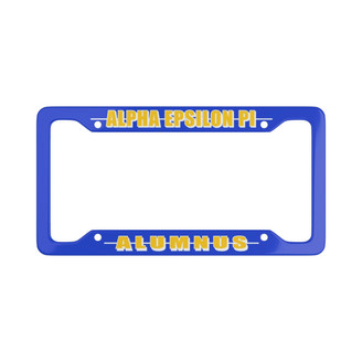 Alpha Epsilon Pi Alumni License Plate Frame - New