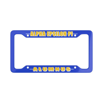Printify Alpha Epsilon Pi Alumni License Plate Frame - New 