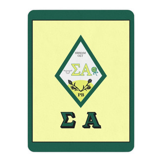 Printify Sigma Alpha Sherpa Big Lap Blanket 