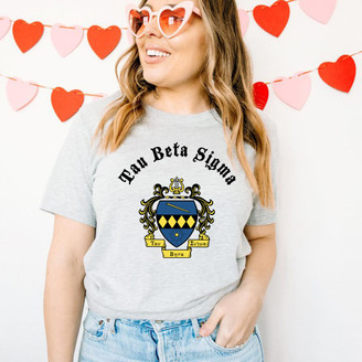 Printify Tau Beta Sigma Vintage Crest Tees 