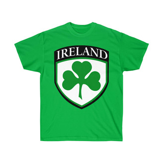 Ireland - 3 Leaf Clover - St. Patrick's Day Irish T-Shirt