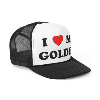 I Love My Golden Retriever Trucker Caps