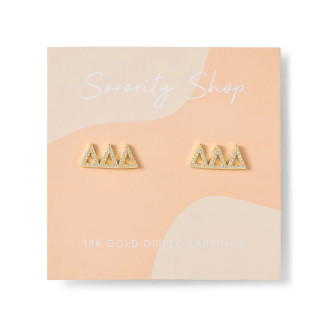 Delta Delta Delta Studded Earrings