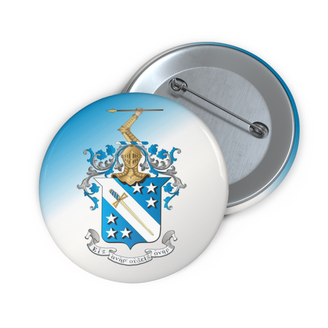 Fraternity Gradiant Crest Button