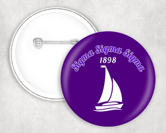  Sigma Sigma Sigma Classic Logo Pin Buttons 