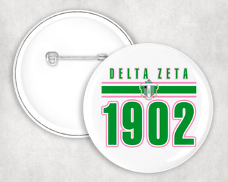 Delta Zeta stripe-est Pin Buttons