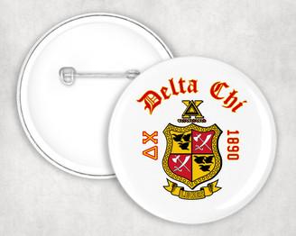 Delta Chi Classic Crest Button