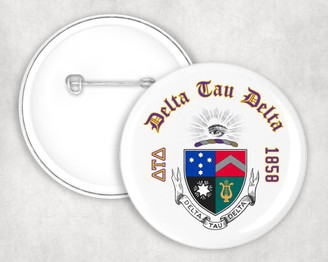 Delta Tau Delta Classic Crest Button