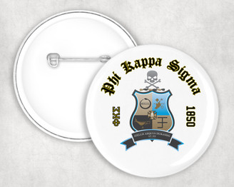 Phi Kappa Sigma Classic Crest Button