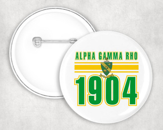  Alpha Gamma Rho Est Year Button 
