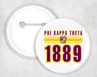 Phi Kappa Theta Est Year Button