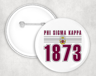  Phi Sigma Kappa Est Year Button 