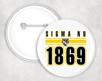  Sigma Nu Est Year Button 