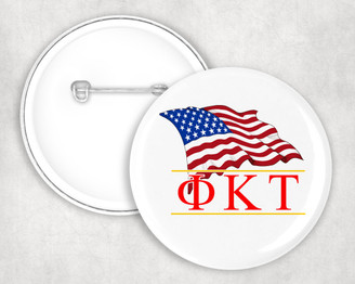 Phi Kappa Tau Patriot Button