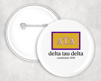 Delta Tau Delta Flag Button