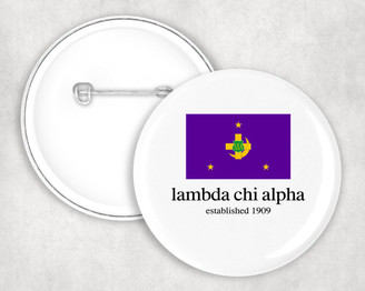  Lambda Chi Alpha Flag Button 
