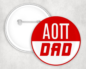  Alpha Omicron Pi Dad Pin Buttons 