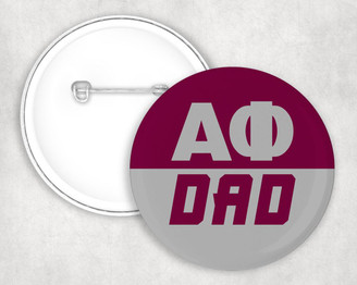  Alpha Phi Dad Pin Buttons 