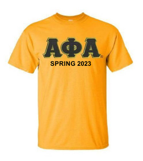 Personalized Alpha Phi Alpha Lettered T-shirt - Best Value