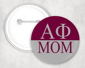 Alpha Phi Mom Pin Buttons