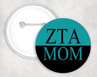 Zeta Tau Alpha Mom Pin Buttons