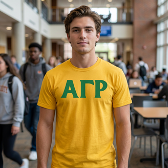 Alpha Gamma Rho Letter T-Shirt