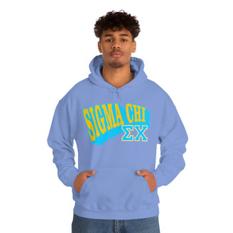 Sigma Chi Super Banner Hooded Sweatshirts