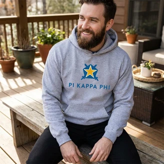 Pi Kappa Phi Logo Hooded Sweatshirts