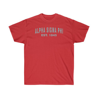  Alpha Sigma Phi Established T-Shirt 