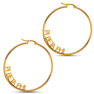 Sorority Shop Sorority Hoop Earrings 