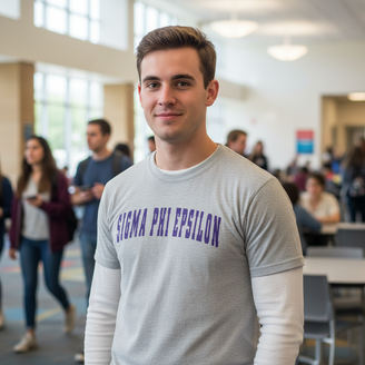 Sigma Phi Epsilon Letterman T-Shirt