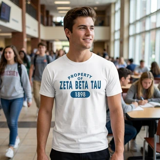 Zeta Beta Tau Established T-Shirt