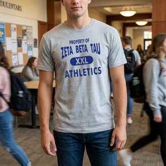 Zeta Beta Tau Athletics T-Shirt