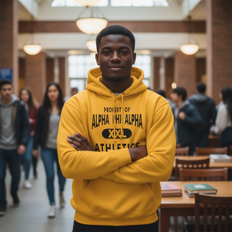 Alpha Phi Alpha Property Of Athletics Hooded Sweatshirts