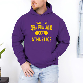  Alpha Kappa Lambda Property Of Athletics Hooded Sweatshirts 