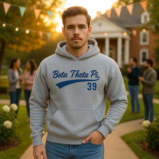 Beta Theta Pi Tail Hooded Sweatshirts