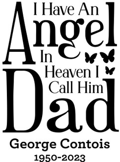 I Have An Angel In Heaven And I Call Him Dad In Loving Memory Of Sticker