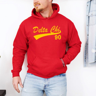  Delta Chi Tail Hooded Sweatshirts 