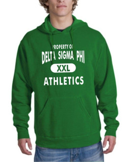 Delta Sigma Phi Property Of Athletics Hooded Sweatshirts