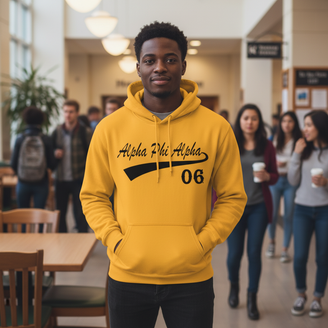 Alpha Phi Alpha Tail Hooded Sweatshirts