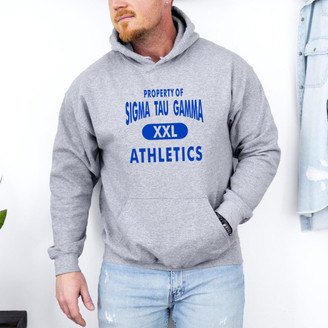 Sigma Tau Gamma Property Of Athletics Hooded Sweatshirts 